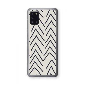 CaseCompany Marrakech Arrows: Samsung Galaxy A31 Transparant Hoesje