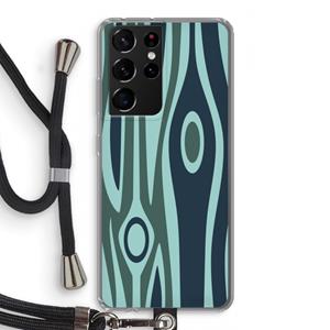 CaseCompany Bast B: Samsung Galaxy S21 Ultra Transparant Hoesje met koord
