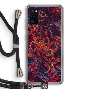 CaseCompany Lucifer: Samsung Galaxy A41 Transparant Hoesje met koord