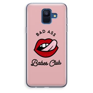 CaseCompany Badass Babes Club: Samsung Galaxy A6 (2018) Transparant Hoesje