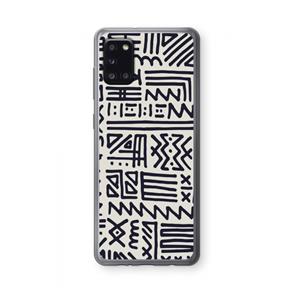 CaseCompany Marrakech print: Samsung Galaxy A31 Transparant Hoesje