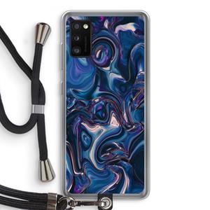 CaseCompany Mirrored Mirage: Samsung Galaxy A41 Transparant Hoesje met koord