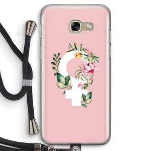 CaseCompany Venus: Samsung Galaxy A5 (2017) Transparant Hoesje met koord