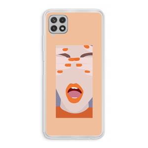 CaseCompany Surprise: Samsung Galaxy A22 4G Transparant Hoesje
