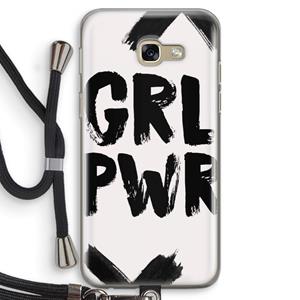 CaseCompany Girl Power #2: Samsung Galaxy A5 (2017) Transparant Hoesje met koord