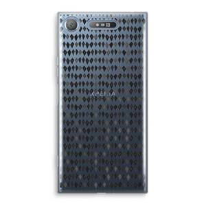 CaseCompany Crazy shapes: Sony Xperia XZ1 Transparant Hoesje