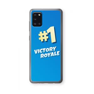 CaseCompany Victory Royale: Samsung Galaxy A31 Transparant Hoesje