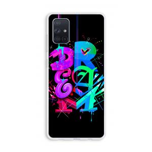 CaseCompany Dream: Galaxy A71 Transparant Hoesje