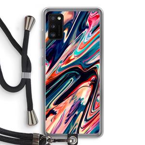 CaseCompany Quantum Being: Samsung Galaxy A41 Transparant Hoesje met koord