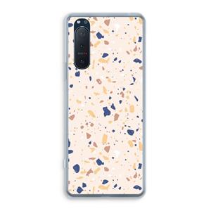 CaseCompany Terrazzo N°23: Sony Xperia 5 II Transparant Hoesje