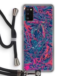 CaseCompany Sleeping Dreams: Samsung Galaxy A41 Transparant Hoesje met koord