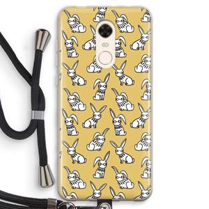 CaseCompany Haas: Xiaomi Redmi 5 Transparant Hoesje met koord