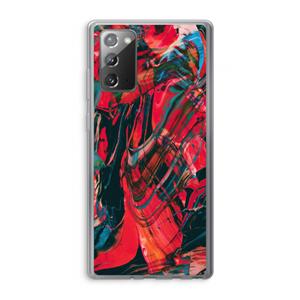 CaseCompany Endless Descent: Samsung Galaxy Note 20 / Note 20 5G Transparant Hoesje