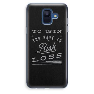 CaseCompany Risk loss: Samsung Galaxy A6 (2018) Transparant Hoesje