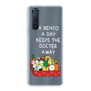 CaseCompany Bento a day: Sony Xperia 5 II Transparant Hoesje