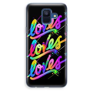 CaseCompany Loves: Samsung Galaxy A6 (2018) Transparant Hoesje