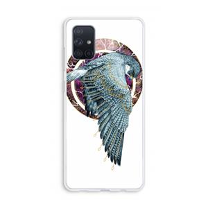 CaseCompany Golden Falcon: Galaxy A71 Transparant Hoesje