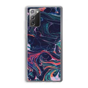CaseCompany Light Years Beyond: Samsung Galaxy Note 20 / Note 20 5G Transparant Hoesje