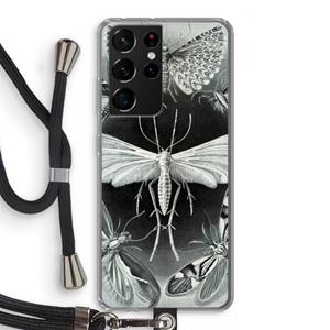 CaseCompany Haeckel Tineida: Samsung Galaxy S21 Ultra Transparant Hoesje met koord