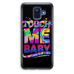 CaseCompany Touch Me: Samsung Galaxy A6 (2018) Transparant Hoesje