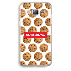 CaseCompany Koekerond: Samsung Galaxy J3 (2016) Transparant Hoesje