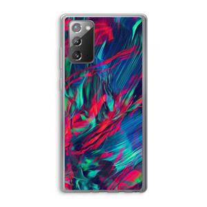CaseCompany Pilgrims Of The Sea: Samsung Galaxy Note 20 / Note 20 5G Transparant Hoesje