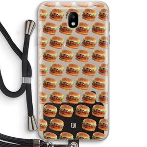CaseCompany Giants: Samsung Galaxy J7 (2017) Transparant Hoesje met koord