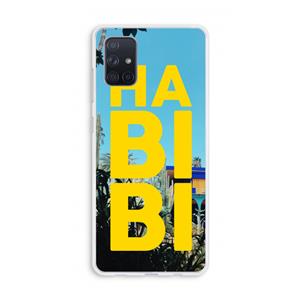 CaseCompany Habibi Majorelle : Galaxy A71 Transparant Hoesje