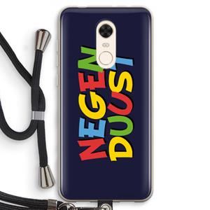 CaseCompany 90's One: Xiaomi Redmi 5 Transparant Hoesje met koord