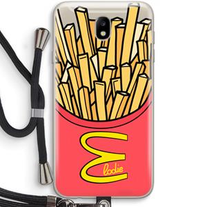 CaseCompany McElodie: Samsung Galaxy J7 (2017) Transparant Hoesje met koord