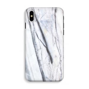 CaseCompany Gestreepte marmer: iPhone X Tough Case