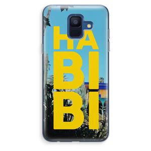 CaseCompany Habibi Majorelle : Samsung Galaxy A6 (2018) Transparant Hoesje