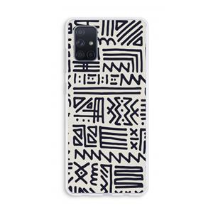 CaseCompany Marrakech print: Galaxy A71 Transparant Hoesje