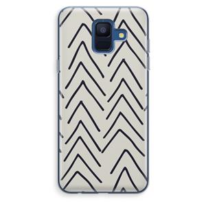 CaseCompany Marrakech Arrows: Samsung Galaxy A6 (2018) Transparant Hoesje