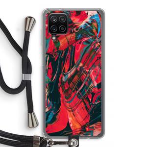 CaseCompany Endless Descent: Samsung Galaxy A12 Transparant Hoesje met koord