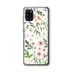 CaseCompany Botanical sweet flower heaven: Samsung Galaxy A31 Transparant Hoesje
