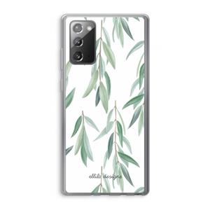 CaseCompany Branch up your life: Samsung Galaxy Note 20 / Note 20 5G Transparant Hoesje