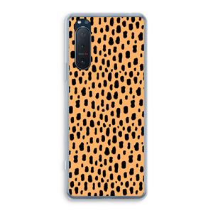 CaseCompany Panter: Sony Xperia 5 II Transparant Hoesje