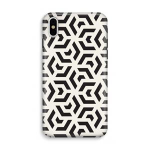CaseCompany Crazy pattern: iPhone X Tough Case