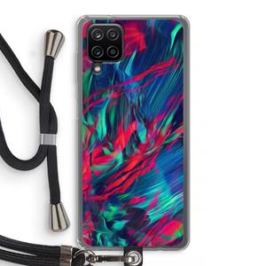 CaseCompany Pilgrims Of The Sea: Samsung Galaxy A12 Transparant Hoesje met koord