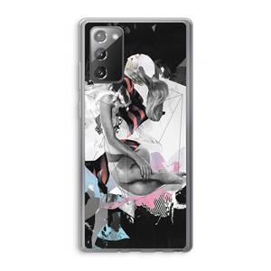 CaseCompany Camouflage de sommeil: Samsung Galaxy Note 20 / Note 20 5G Transparant Hoesje