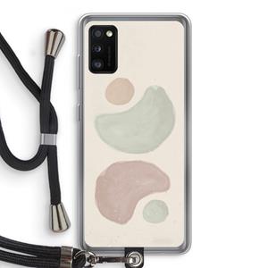 CaseCompany Geo #10: Samsung Galaxy A41 Transparant Hoesje met koord