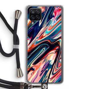 CaseCompany Quantum Being: Samsung Galaxy A12 Transparant Hoesje met koord
