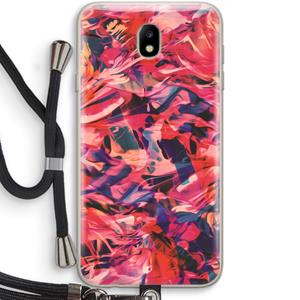 CaseCompany California: Samsung Galaxy J7 (2017) Transparant Hoesje met koord