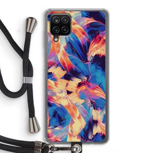 CaseCompany Tuesday Night: Samsung Galaxy A12 Transparant Hoesje met koord
