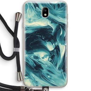 CaseCompany Dreaming About Whales: Samsung Galaxy J7 (2017) Transparant Hoesje met koord