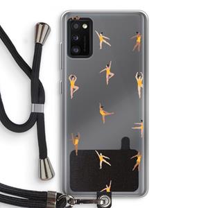 CaseCompany Dans #2: Samsung Galaxy A41 Transparant Hoesje met koord