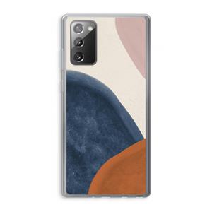 CaseCompany Geo #1: Samsung Galaxy Note 20 / Note 20 5G Transparant Hoesje