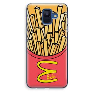 CaseCompany McElodie: Samsung Galaxy A6 (2018) Transparant Hoesje