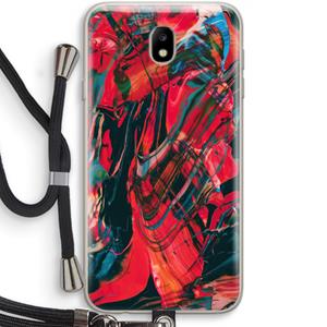 CaseCompany Endless Descent: Samsung Galaxy J7 (2017) Transparant Hoesje met koord
